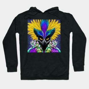 Mardi Gras raven 2023 Hoodie